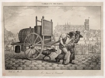 Scènes van Parijs: Baden thuis