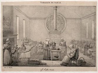 Scènes van Parijs: Het vondelingenhuis