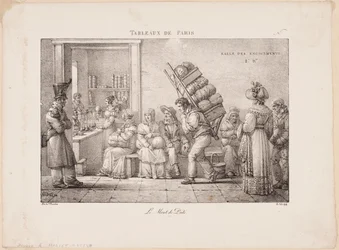 Taferelen uit Parijs. Het pandjeshuis.