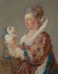 Een vrouw met een hond, c.1769