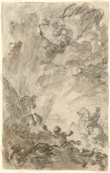 Bradamante Probeert de Hippogrief te Vangen [recto]