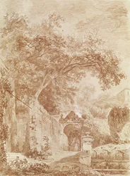 Ingang van de Fontanone, Villa d