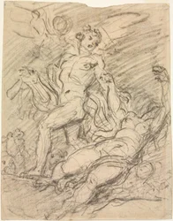 Orpheus en Eurydice (recto)