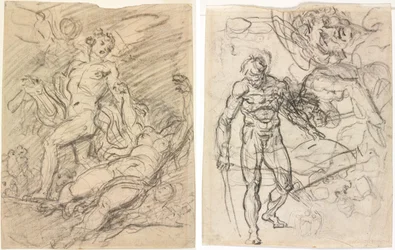 Orpheus en Eurydice (recto)