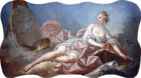Personificatie van de schilderkunst