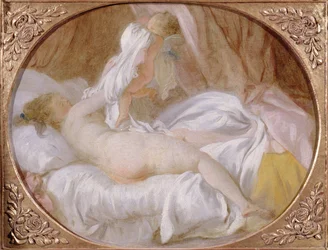 Het hemd verwijderd of De dame die zich uitkleedt, voor 1778