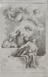 De discipelen bij het graf, 1764