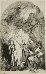 De Madonna met SS. Catherine, Rose uit Lima, en Agnes uit Montepulciano