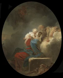 De rust tijdens de vlucht naar Egypte, c.1774