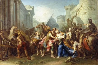 Hector neemt afscheid van Andromache, 1727