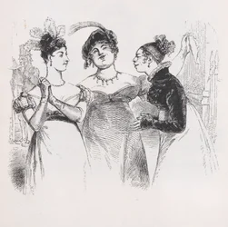 De mening van deze dames uit De volledige werken van Béranger, 1836