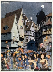 Franse vieringen ter gelegenheid van de terugkeer van de Elzas naar Frankrijk