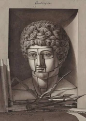 Frontispice de la Nouvelle méthode appliquée aux principes élémentaires du dessin, 1792