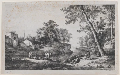 Landschap bij Ambronay, 1796