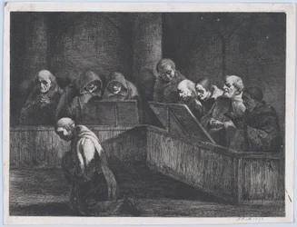 Monniken zingen, 1795