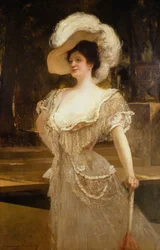 Een portret van mevrouw