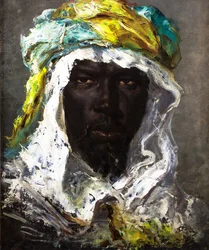 Tete de Maure, ca. 1875 (Olieverf op papier op doek)