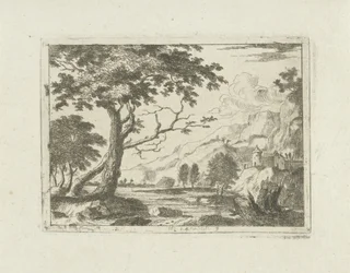 Berglandschap met een rivier