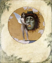 Een Putto met een Masker