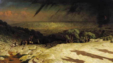 Jeruzalem (Golgotha, Consummatum Est, Kruisiging) 1867 (olieverf op doek)