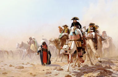 Napoleon en zijn generale staf