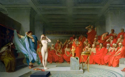 Phryne voor het Areopagus