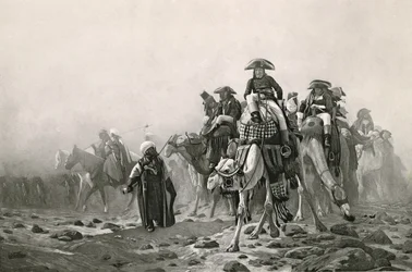 Generaal Bonaparte in Egypte, uit Een Verzameling Werken van Jean-Leon Gerome in 100 Fotogravures, 1881