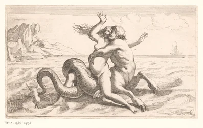 Triton ontvoert een vrouw