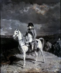 Ruiterportret van Napoleon I (1769-1821)