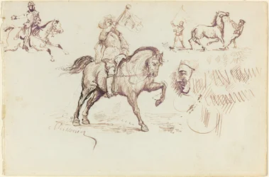 De heraut van Murcia en andere studies (recto)