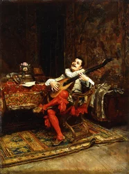 De luitspeler, 1887