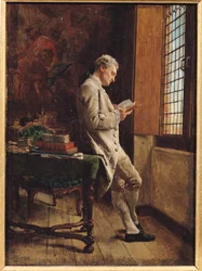 De Lezer in Wit, 1857