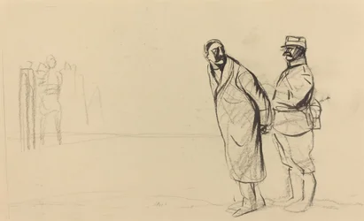 Aan het front van Vincennes. Bolo pacha, ca. 1914-1919