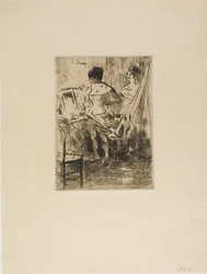 Dansers in hun kleedkamer