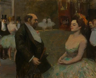 In de coulissen, 1899