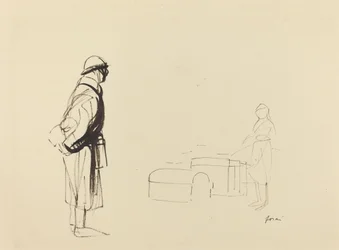 Poilu en Verpleegster, ca. 1914-1919