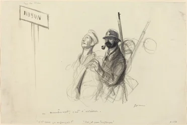 Sur le Rhin. - nu is het de achterkant., waarschijnlijk 1918