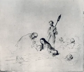De communie van de patiënten, 1925