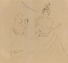 Twee Dames in een Loge, 1886