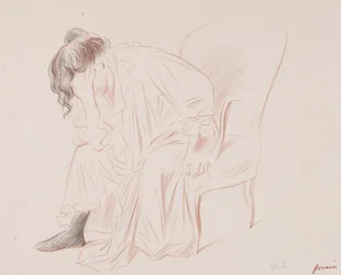 Zittende Vrouw