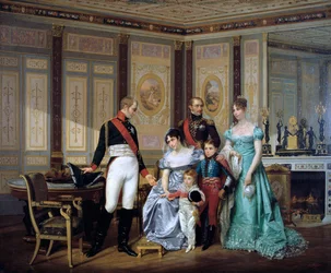 De Keizerin Josephine Presenteert haar Kinderen aan Keizer Alexander in Malmaison