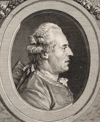 Portret van de violist en componist Jean Joseph Cassanéa de Mondonville