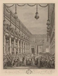 Het koninklijke feestmaal in het stadhuis, 21 januari 1782