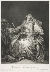 Madame Greuze slapend