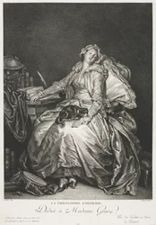 Madame Greuze slaapt, 1776