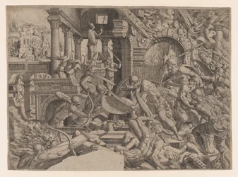 De plundering van Troje, 1535-55