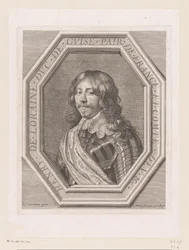 Portret van Hendrik II de Lorraine, hertog van Guise
