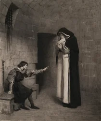 Jean-Paul Laurens - Meester Peter in de kerker van Jeanne d
