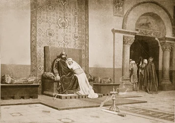 De Excommunicatie van Robert de Vrome, Illustratie uit 