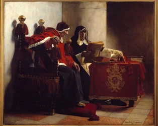 De paus en de inquisiteur, ook genoemd „Sixtus IV (1471-1484) en Tomás de Torquemada (1420-1498)”